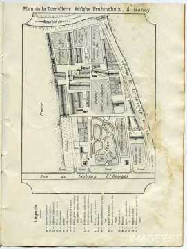Plan de la tonnellerie Adolphe Fruhinsholz (Nancy)